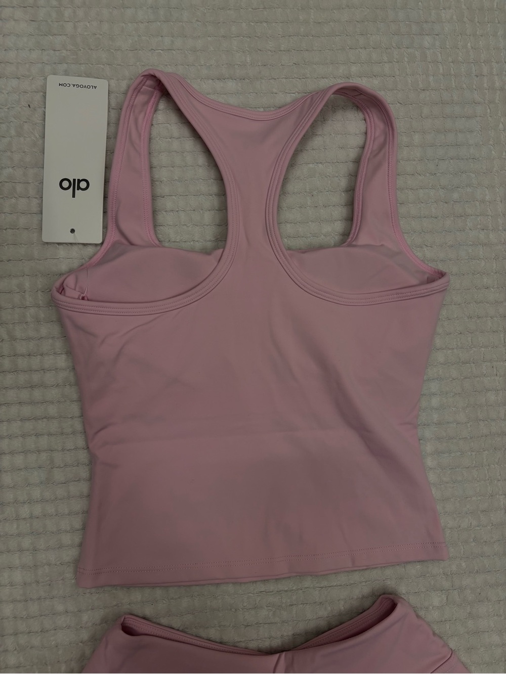 ALO Yoga Pink Tank and Skirt Set - Picture 7 of 8